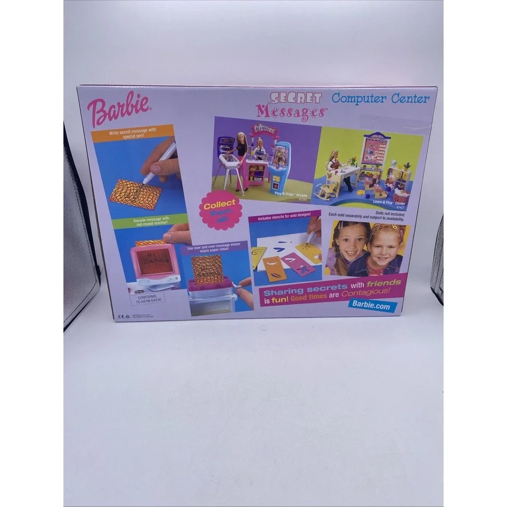 Barbie Secret Message‎ Computer Center Playset 2000 Mattel #67278
